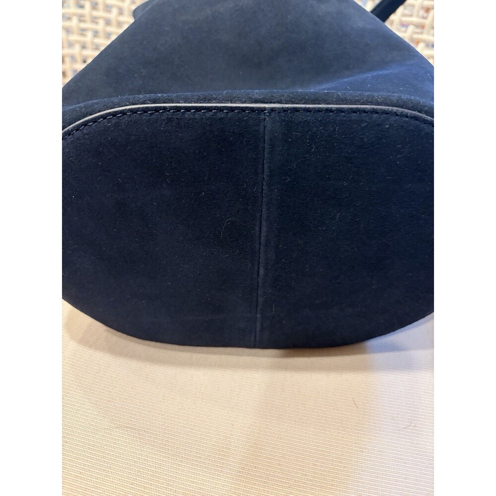 J.Crew Berkeley Bucket Bag Tote in Suede Midnight Indigo Navy Purse NWT - Picture 5 of 5